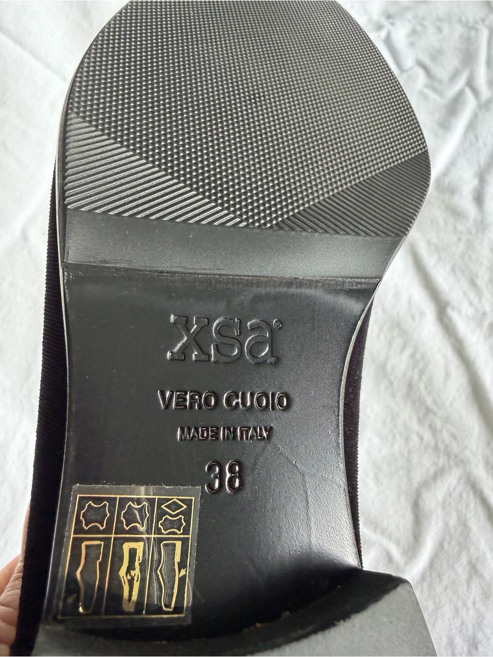 XSA Vero Cuoio-Women’s Black velvet Leather Dress Shoes - Made in Italy